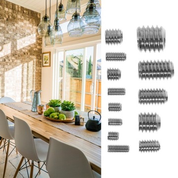 Комбинация дверных ручек с маленькими винтами