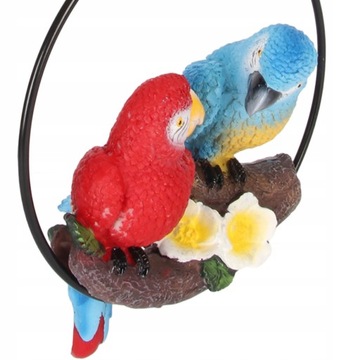 Садовое украшение для террасного попугая