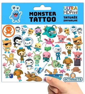 МОЮЩИЕСЯ ВРЕМЕННЫЕ ТАТУ ДЛЯ ДЕТЕЙ ДЕТСКИЕ ОКТОНАВТЫ ОРИГИНАЛЬНЫЕ ДИЗАЙНЫ