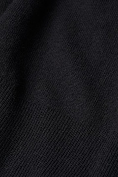 H&M Wełniany sweter z golfem damski długi modny cienki luźny oversize 34 XS