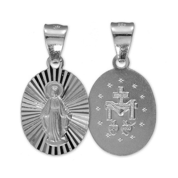 Cudowny Medalik Matka Boska Niepokalana pr. 925