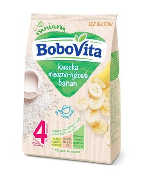BOBOVITA Kaszka mleczno-ryżowa smak bananowy 230g