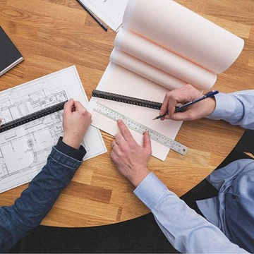 Набор линеек архитектурного масштаба (императорских)