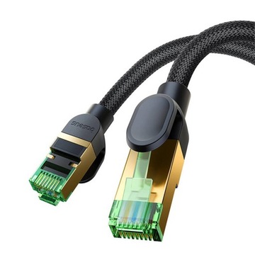 Kabel Ethernet FTP RJ45 kat.8 LAN 40 Gb/s 2000 MHz Cu Miedź Baseus 5m