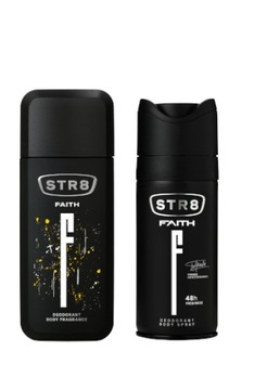 STR8 FAITH ZESTAW 2cz DEO DNS 75ml + DEO SPRAY 150ml