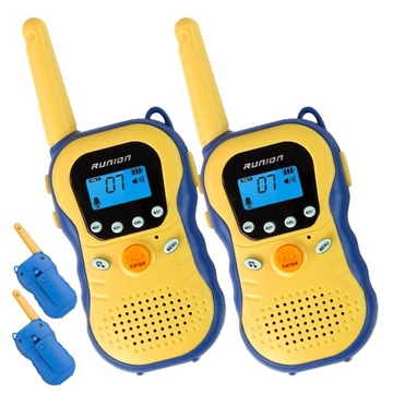 WALKIE TALKIE DLA DZIECI 2 SZT Łoki Toki Krótkofalówki Zestaw DUŻY ZASIĘG