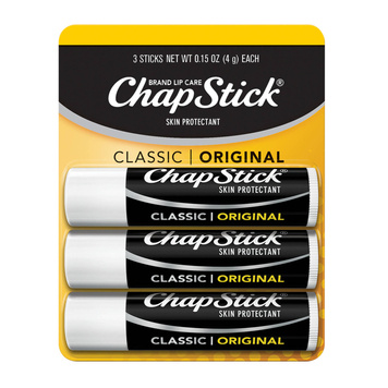 CHAPSTICK BALSAM DO UST ORIGINAL 3PK BLISTER