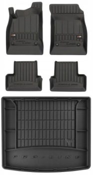 Set 3D Gumové rohože a rohože Chevrolet Cruze 1 Hatchback 5d 2011-2016