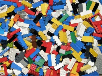 СТРОИТЕЛЬНЫЕ БЛОКИ LEGO КИРПИЧ КИРПИЧНАЯ СМЕСЬ 0,1 КГ 100 Г