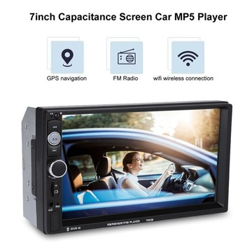 7-дюймовый сенсорный экран Double Din Car BT