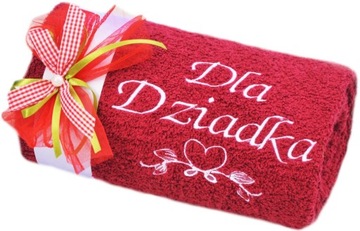 Prezent na Boże Narodzenie Ręcznik z Haftem 50x100