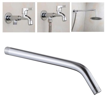 Shower Head Extension Arm Durable Accessories Easy to Install Wall Pipes