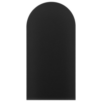 4x Обитая панель из эко кожи черная 30x60 см