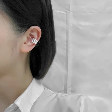 1 шт. серьги-клипсы с кристаллами в Корейском стиле и крестиком для ушей для женщин без