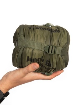 Светлый спальный мешок Jungpak оливковый Snugpak, молния справа