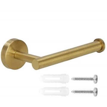 ДЕРЖАТЕЛЬ ДЛЯ ТУАЛЕТНОЙ БУМАГИ ВЕШАЛКА ДЛЯ УНИТАЗА ПОДСТАВКА LOFT, ЗОЛОТОЙ МЕТАЛЛ