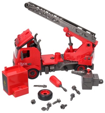 Auto do skręcania STRAŻ POŻARNA z dżwiękami 5096