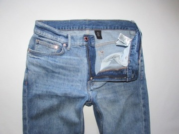 H&M SLIM FIT SPODNIE MĘSKIE JEANS W32 L32