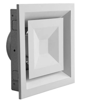 ANEMOSTAT KWADRATOWY KRATKA BIAŁY ASK 100mm DARCO