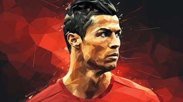 Cristiano Ronaldo - naklejka na ścianę 60 cm K821