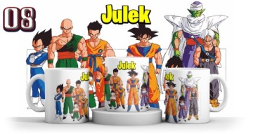 КРУЖКА DRAGON BALL SON GOKU VEGETA + ИМЯ + КАРТОН