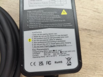 Зарядное устройство 13А/16А 230В США Тип 1 Для Nissan Chevrolet Mercedes Ford Kia BMW