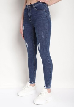 Born2Be Niebieskie Jeansy damskie 44 Skinny