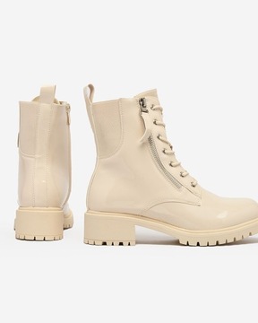 БЕЖЕВЫЕ ЖЕНСКИЕ БОТИНКИ GADDAXA 42