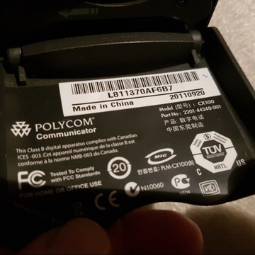 POLYCOM CX100 — офисный коммуникатор Microsoft — настольный коммуникатор