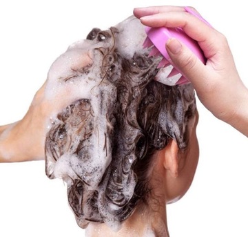 МАССАЖНАЯ ЩЕТКА ДЛЯ МЫТЬЯ ВОЛОС, КОЖИ ГОЛОВЫ, МАСОК, ЛОСЬОНА, ПИЛИНГА ТЕЛА