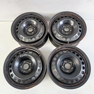 4× DISK OCELOVÝ KFZ 6.5" X 16" 5X105 ET 38