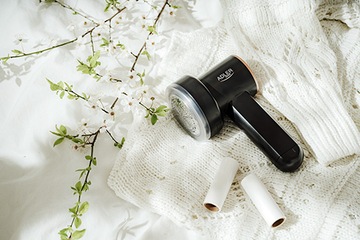 AD 9619 Бритва для ткани с ЖК-дисплеем + 2 вальца для одежды