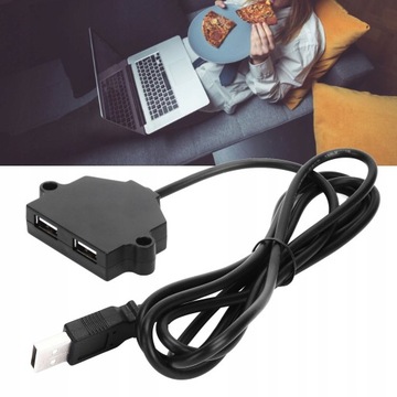 Двойное USB-разъем для зарядки с кабелем длиной 1,5 м, напряжение 5 В.