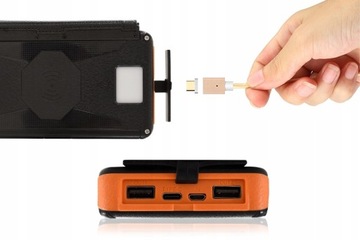 ИНДУКЦИОННОЕ ЗАРЯДНОЕ УСТРОЙСТВО POWERBANK С СОЛНЕЧНОЙ ПАНЕЛЬЮ