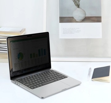 JCPAL Folia Prywatyzująca Ochronna do MacBook Air 15 2024 M3/2023 M2 EasyOn