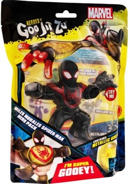 Marvel Heroes of Goo Jit Zu Gumowa Figurka Spiderman Miles Morales
