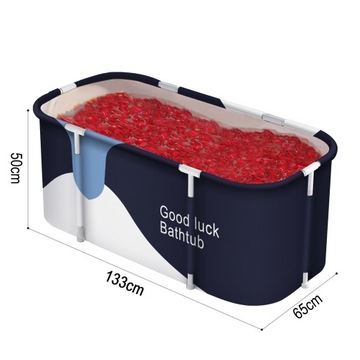 2024 Большая портативная складная СПА-ванна 133*65 см, ПВХ