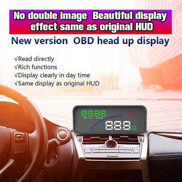Универсальный автомобильный HUD 3,6 дюйма ODB2