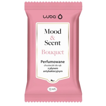 MOOD&SCENT chusteczki z płynem antybakteryjnym