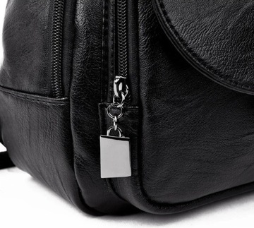 PLECAK DAMSKI PLECACZEK MIEJSKI DO SZKOŁY PRACY EKO SKÓRA VINTAGE TORBA 2W1