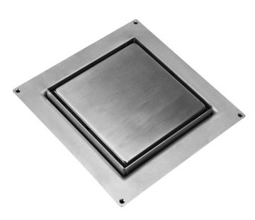Odpływ kwadratowy McAlpine PLAIN 15 cm
