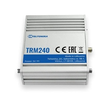 Teltonika TRM240 | Przemysłowy modem | 4G/LTE (Cat 1), 3G, 2G, mini SIM, IP
