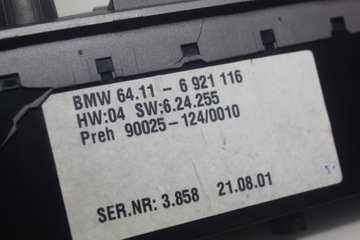 PANEL ŘÍZENÍ VENTILACE BMW 7 E65 735I