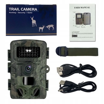 PR700 FOTOPUŁAPKA KAMERA LEŚNA IR 16MP 1080P