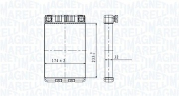 MAGNETI MARELLI 350218428000 NÁHRADA TEPLÁ TOPENÍ INTERIÉR