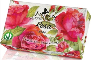 FLORINDA mydło w kostce Róża, 200g