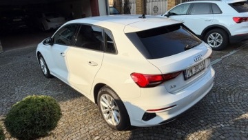 Audi A3 8Y Sportback 1.0 30 TFSI 110KM 2021 Audi A3 Sportback 1.0 Benzyna 110KM 2021r 1 właściciel, salon Polska, zdjęcie 5