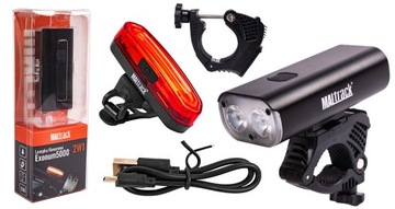 ВЕЛОСИПЕДНАЯ ЛАМПА ПЕРЕДНЯЯ ЗАДНЯЯ ВОДОНЕПРОНИЦАЕМАЯ ДЛЯ ВЕЛОСИПЕДА ПОВОРОТ НА 360 СВЕТОДИОД XPG диод x2