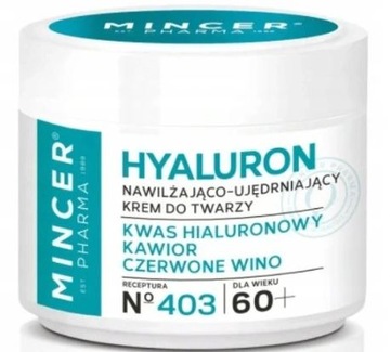 MINCER Hyaluron Krem do twarzy 60+ 50ml