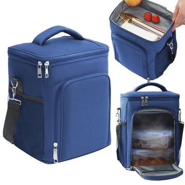 TORBA TERMICZNA IZOLOWANA LODÓWKA LUNCH BOX 2w1